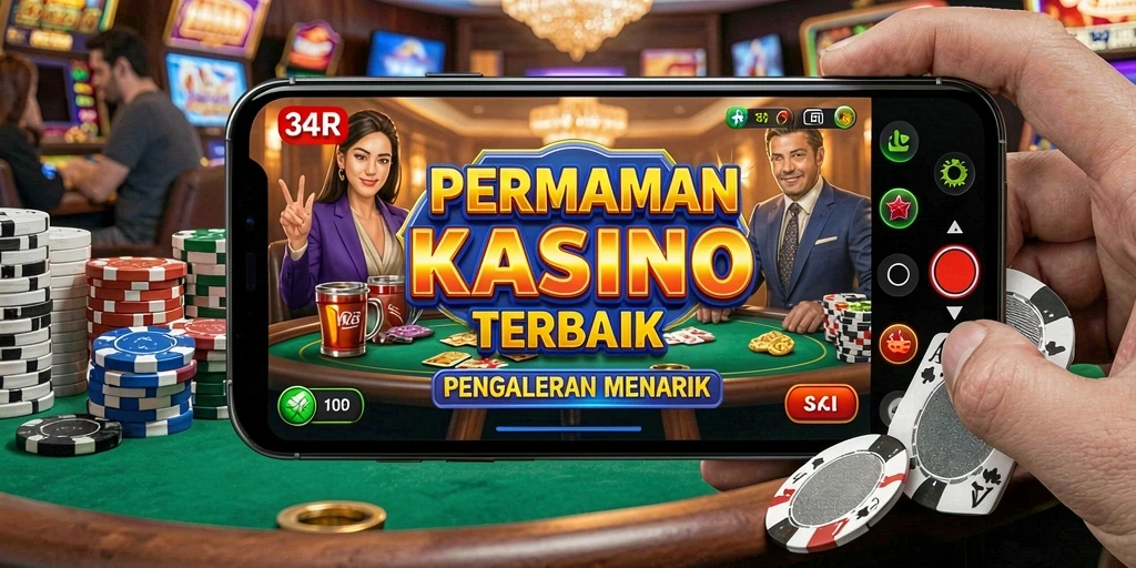 Screenshot 34R menampilkan gameplay Kasino yang seru dan interaktif.