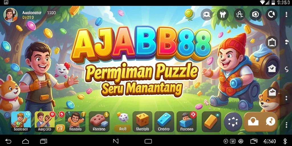 Tampilan gameplay seru AJAIB88 yang penuh tantangan Puzzle.
