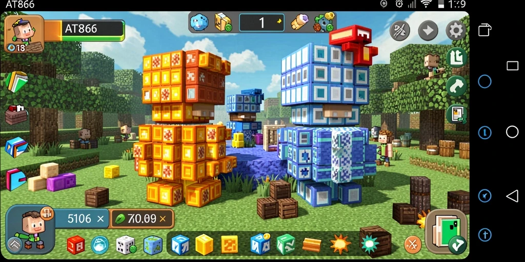 Tampilan gameplay seru dalam AT866 dengan berbagai teka-teki.