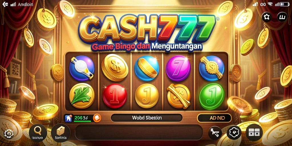 Tampilan seru gameplay Bingo di CASH777 dengan pemain aktif.