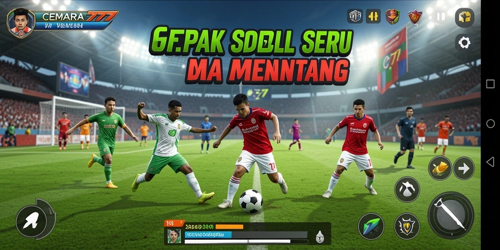 Tampilan gameplay CEMARA777 yang menegangkan dan seru di lapangan.