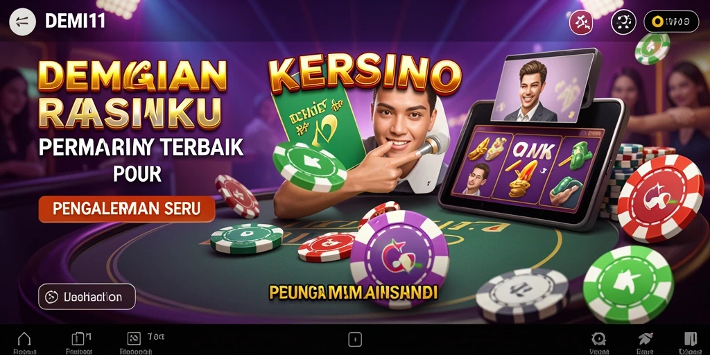 Tangkapan layar DEMI11 menampilkan gameplay kasino yang menarik dan interaktif.