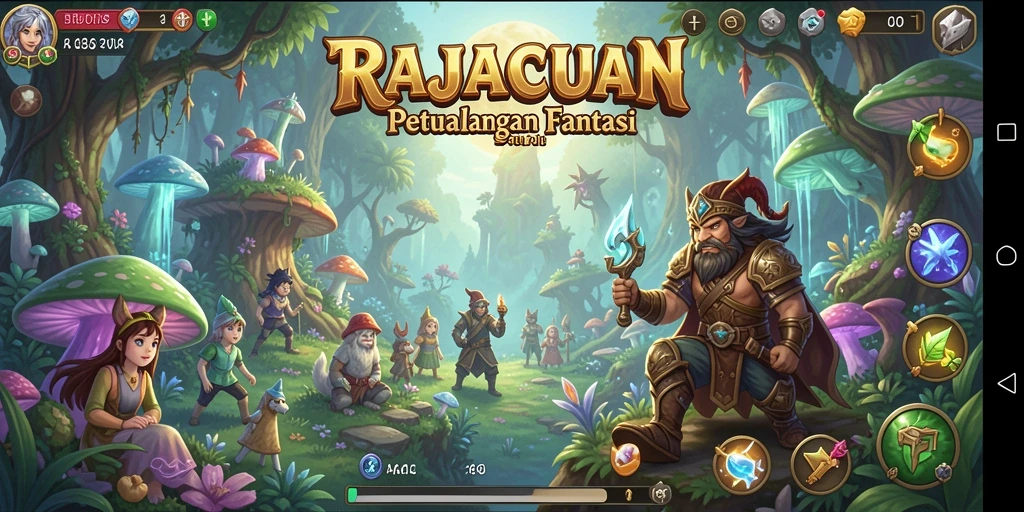 Gameplay seru RAJACUAN di dunia petualangan penuh tantangan.