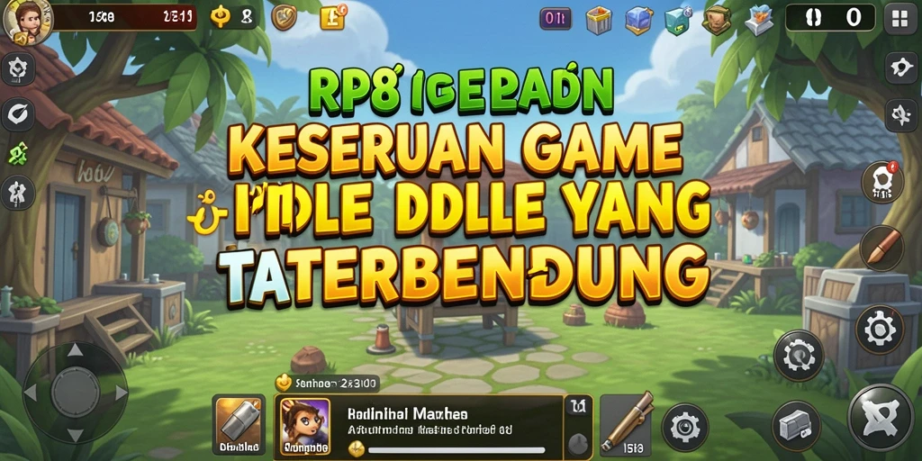 Tampilan dinamis gameplay RP8 yang membuat bermain game menjadi menyenangkan.