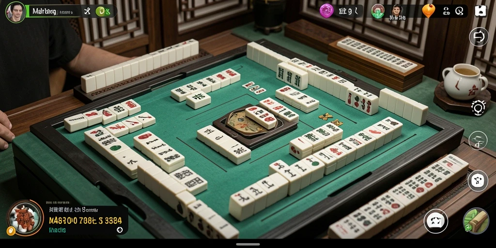 Tampilan gameplay S13 yang seru dan menantang permainan Mahjong.