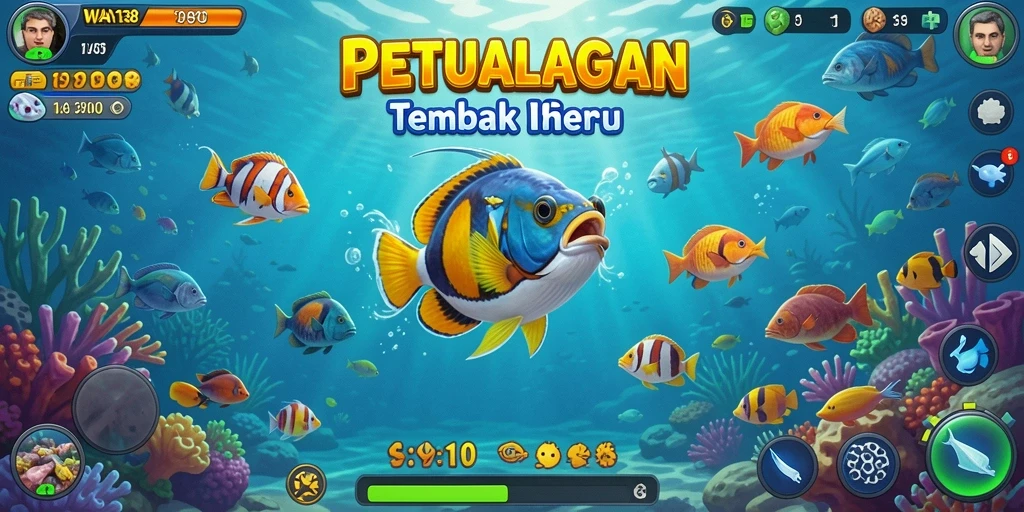 Tangkapan layar gameplay Tembak Ikan yang menarik di WAR138.