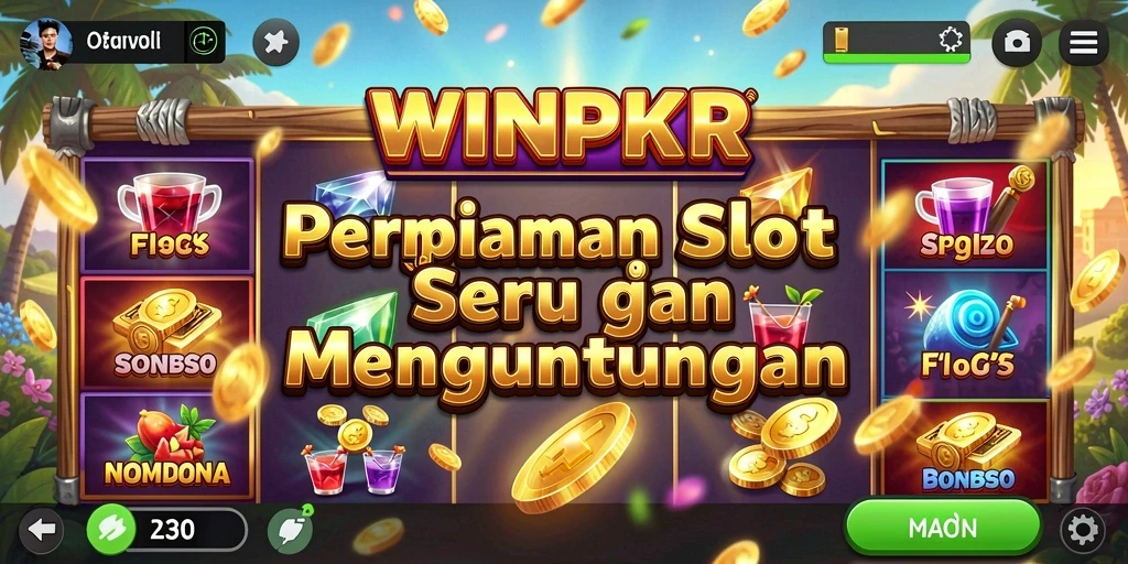 Tampilan Gameplay Slot WINPKR yang Seru dan Berwarna